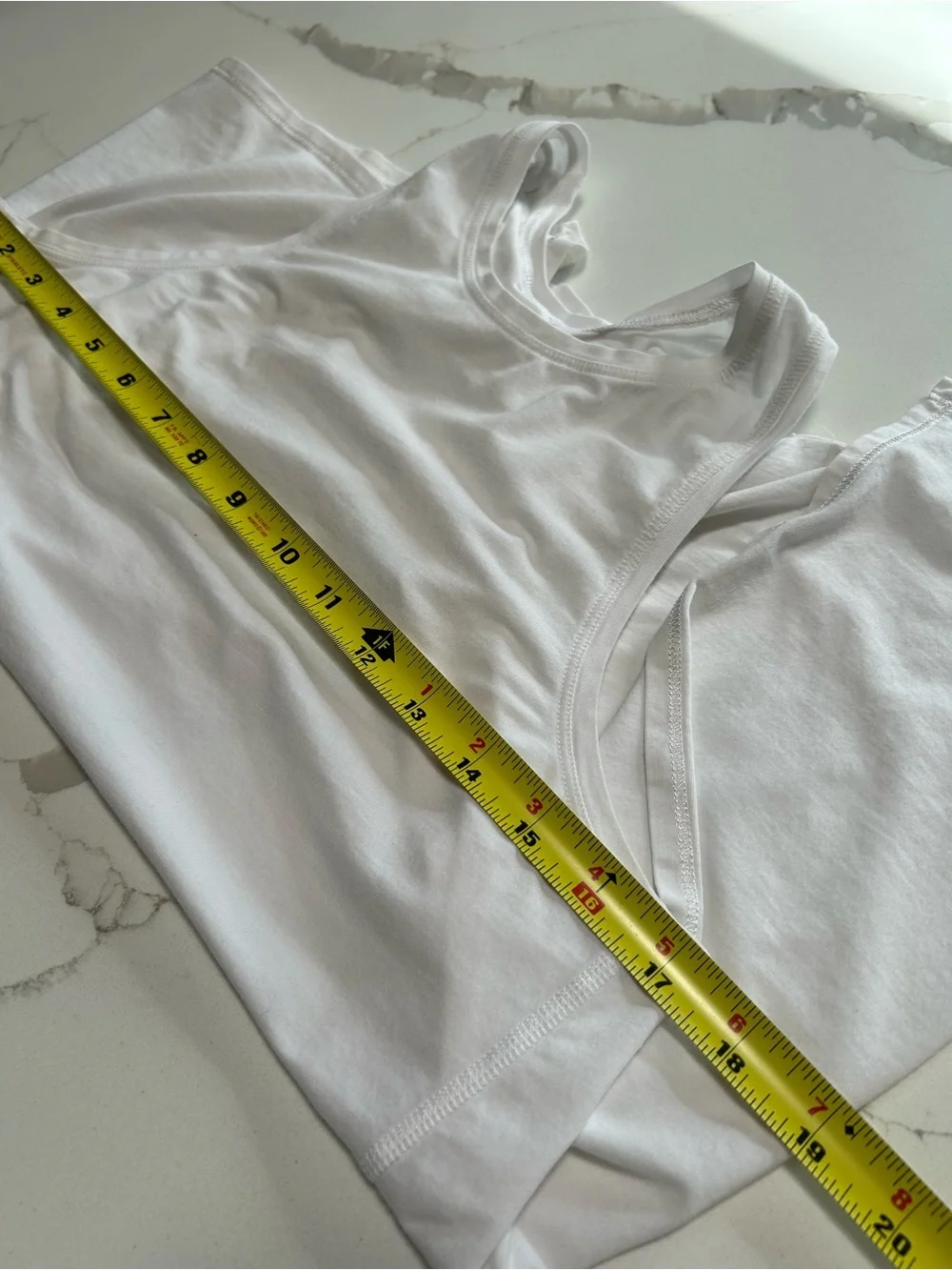 Lululemon White Halter Neck Women's Tank Top With Open Back